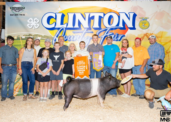 2024 Reserve Champion Market Gilt and 6th Overall Market Hog