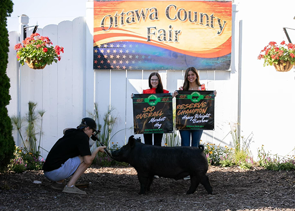 2024 Reserve Champion Heavy Weight Barrow and 3rd Overall Market Hog