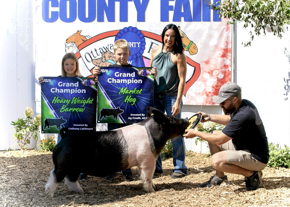 2026 Ottawa County Fair Grand Champion Market Hog