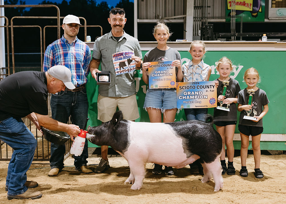 2026 Scioto County Jr. Fair Grand Champion Market Hog